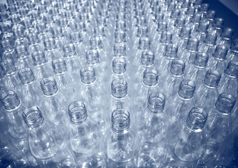 Raw materials for plastic bottles + raw materials used to make plastic