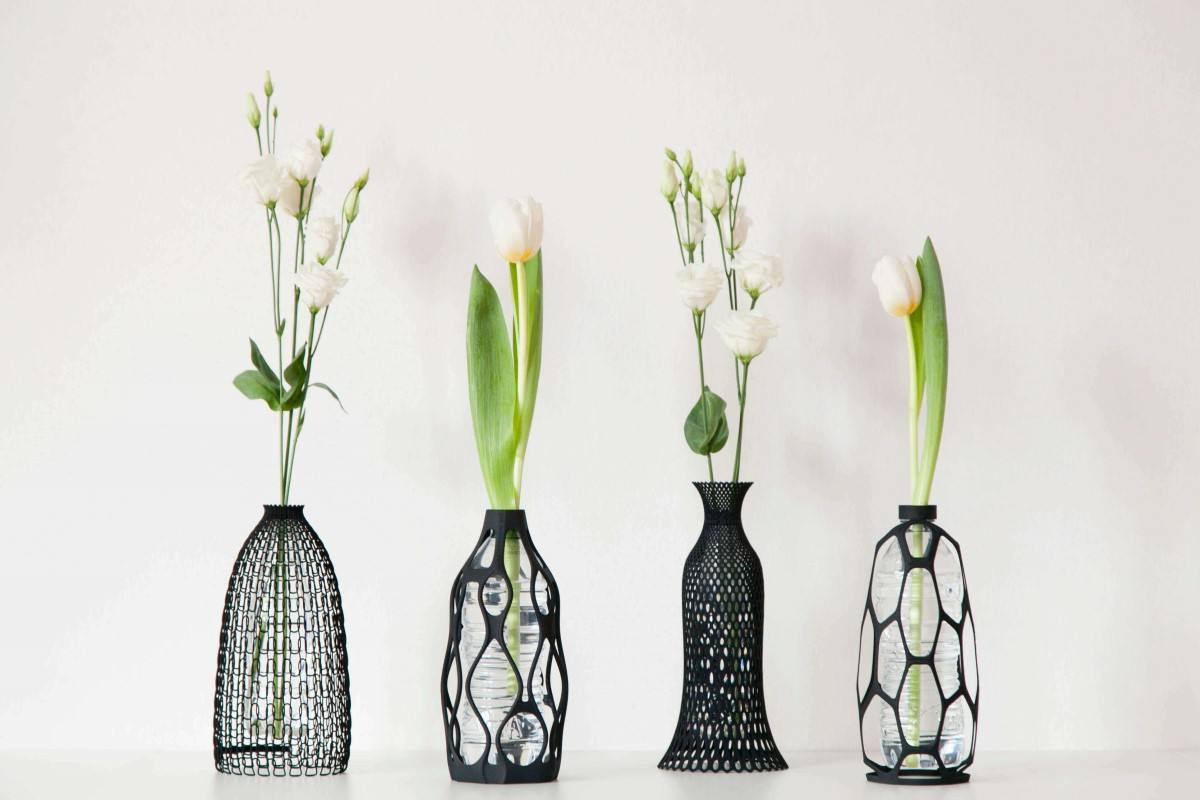  Tall Clear Cheap Plastic Commercial Vases 